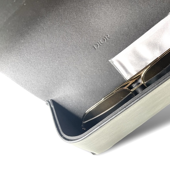 Christian Dior “Linda Farrow” Mirrored Split Aviator Sunglasses - Picture 10 of 12